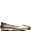 CLARKS WOMENS SHOE - GOLD LEATHER